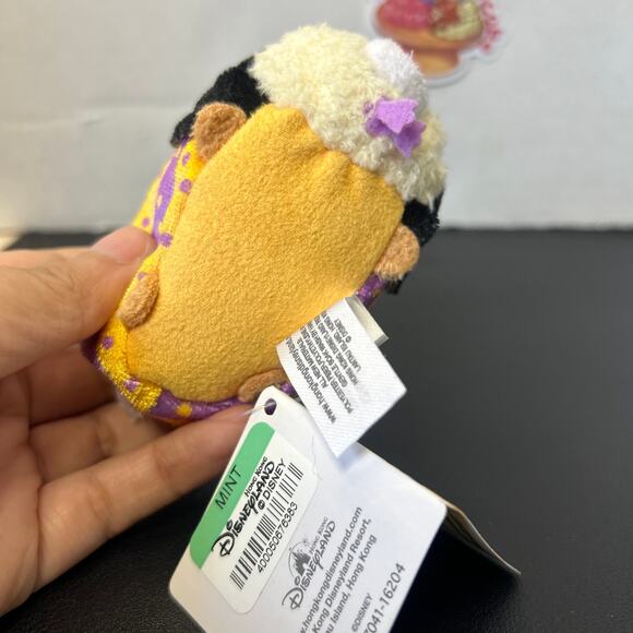 Disney Store Tsum Tsum Mini Plush 3.5" JAPAN Black Cat Dale Halloween Red Nose - Picture 4 of 10